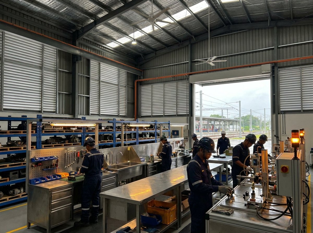 Specialist brake and pneumatic component overhaul facility